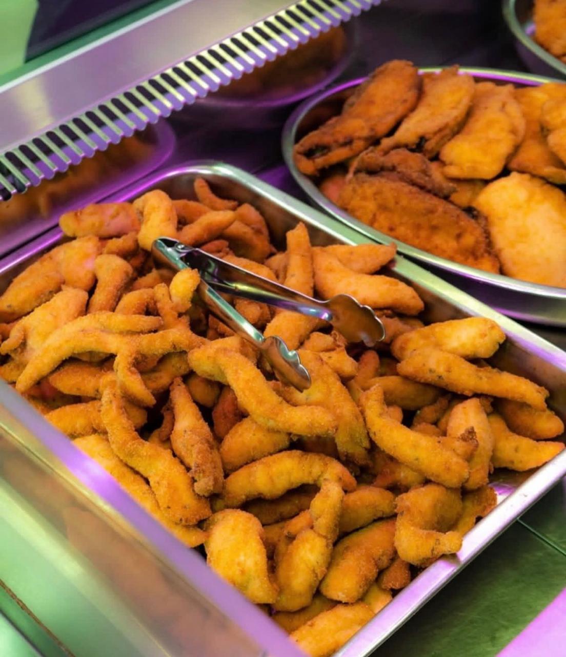 Fingers y filetes empanados